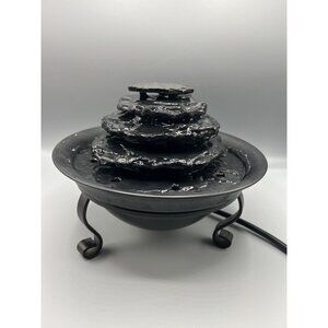 Homedics 4-tier Rockery Tabletop Water Fountain Waterfall Indoor Fengshui